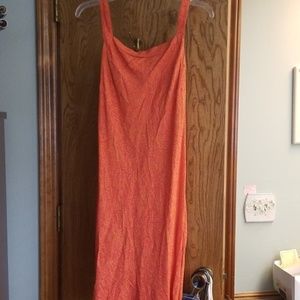 Ann Taylor Loft Orange Sundress Sz 6